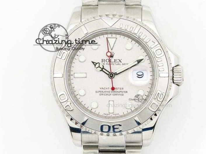 MiroTime 0116 Minimalist Day Date 40mm SS BP Maker Best Edition Diamond Bezel Silver Dial On SS Bracelet A 3697